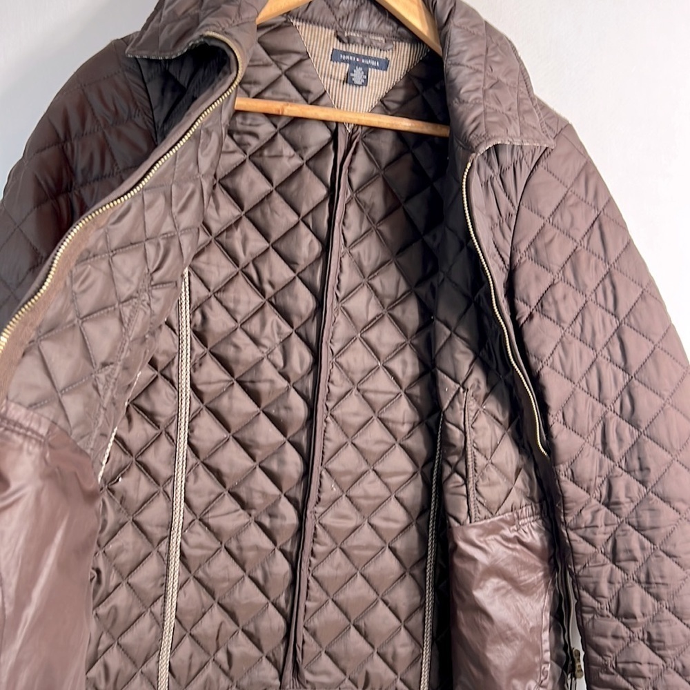 Tommy Hilfiger Brown Quilted Jacket size S/P - Picture 7 of 7